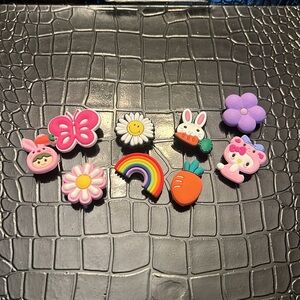 Shoe Charms 9 Pack Cute Cartoon Aesthetic Shoe Charms - Spring